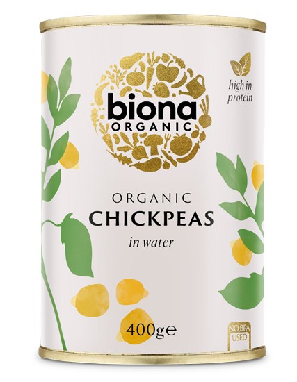 Έτοιμα Ρεβίθια (400γρ) Biona