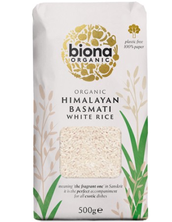 Λευκό Ρύζι Basmati Ιμαλαΐων (500γρ) Biona