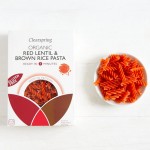 Βίδες από Κόκκινη Φακή & Καστανό Ρύζι - Χωρίς Γλουτένη (250γρ) Clearspring