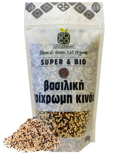 Τρίχρωμη Βασιλική Κινόα (300γρ) Green Bay