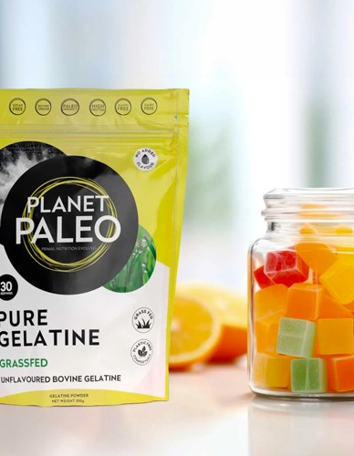 Κολλαγόνο σε Ζελατίνη 'Pure Gelatine' (300γρ) Planet Paleo