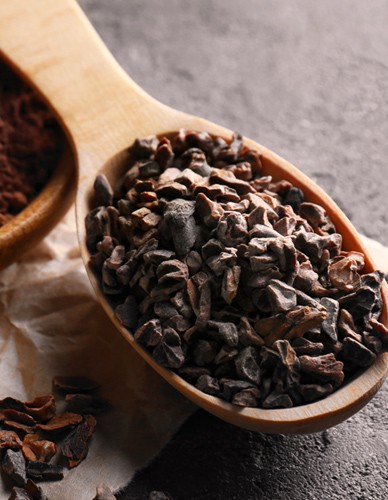 Ακατέργαστα Κομμάτια Κακάο 'Cacao Nibs' ποικιλίας Criollo (150γρ) Green Bay