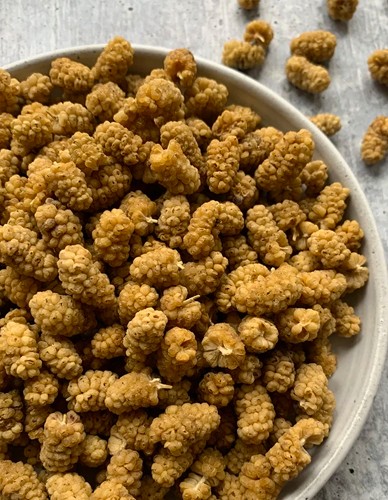 Λευκά Μούρα 'Mulberries' Αποξηραμένα - Χωρίς Ζάχαρη (125γρ) Green Bay