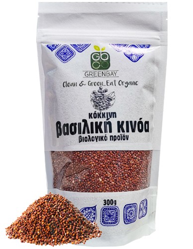 Κόκκινη Βασιλική Κινόα (300γρ) Green Bay