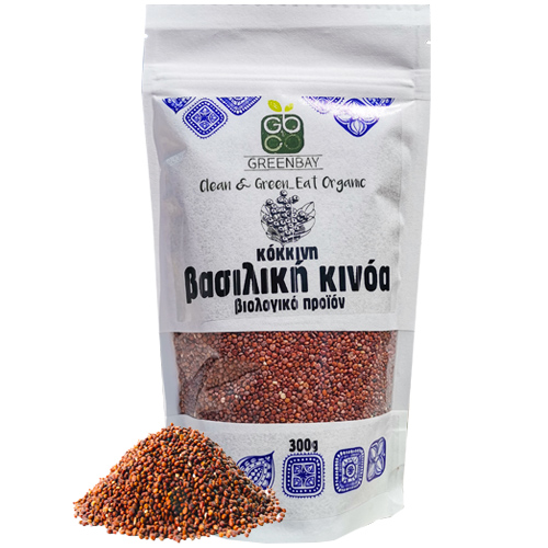Κόκκινη Βασιλική Κινόα (300γρ) Green Bay