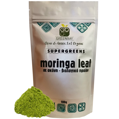 Φύλλο Moringa Oleifera σε Σκόνη (100γρ) Green Bay