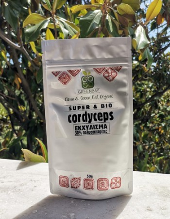 Εκχύλισμα Μανιταριού Cordyceps 8:1 σε Σκόνη με 30% Πολυσακχαρίτες (50γρ) Green Bay