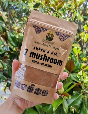 Μείγμα 7 Θεραπευτικών Μανιταριών '7 Mushroom Blend' (100γρ) Green Bay