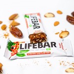 Vegan Μπάρα Ενέργειας 'Καρύδια Βραζιλίας & Γκουαρανά' Lifebar - Χωρίς Γλουτένη/Ζάχαρη (40γρ) Lifefood