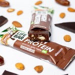 Vegan Μπάρα 'Πρωτεΐνης Σοκολάτα' Lifebar - Χωρίς Γλουτένη/Ζάχαρη (40γρ) Lifefood