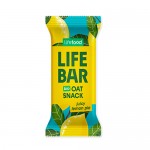Vegan Μπάρα Βρώμης 'Λεμόνι' Lifebar - Χωρίς Γλουτένη (40γρ) Lifefood