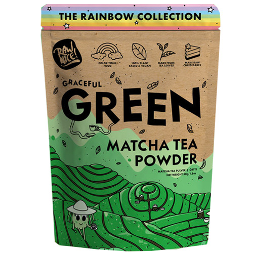 Matcha Πράσινο Τσάι σε Σκόνη - Vegan Πράσινο Χρώμα (50γρ) Raw Nice