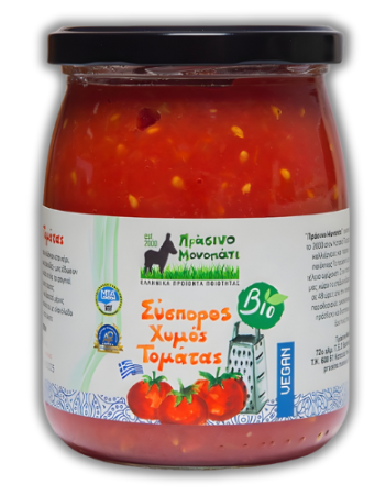 Σύσπορος Χυμός Τομάτας - Χωρίς Αλάτι (580ml) Πράσινο Μονοπάτι