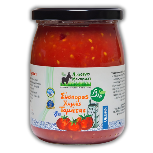 Σύσπορος Χυμός Τομάτας - Χωρίς Αλάτι (580ml) Πράσινο Μονοπάτι Σύσπορος Χυμός Τομάτας - Χωρίς Αλάτι (580ml) Πράσινο Μονοπάτι